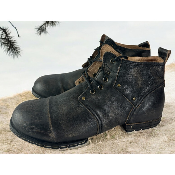 Osstone Other - OSSTONE Distressed Moto Boots Lace Up Chukka Steampunk Ankle US Men's Size 10.5